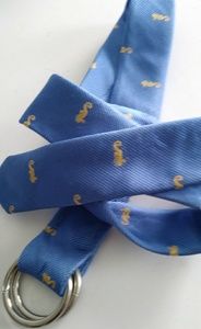 Lands' End Silk Tie Belt